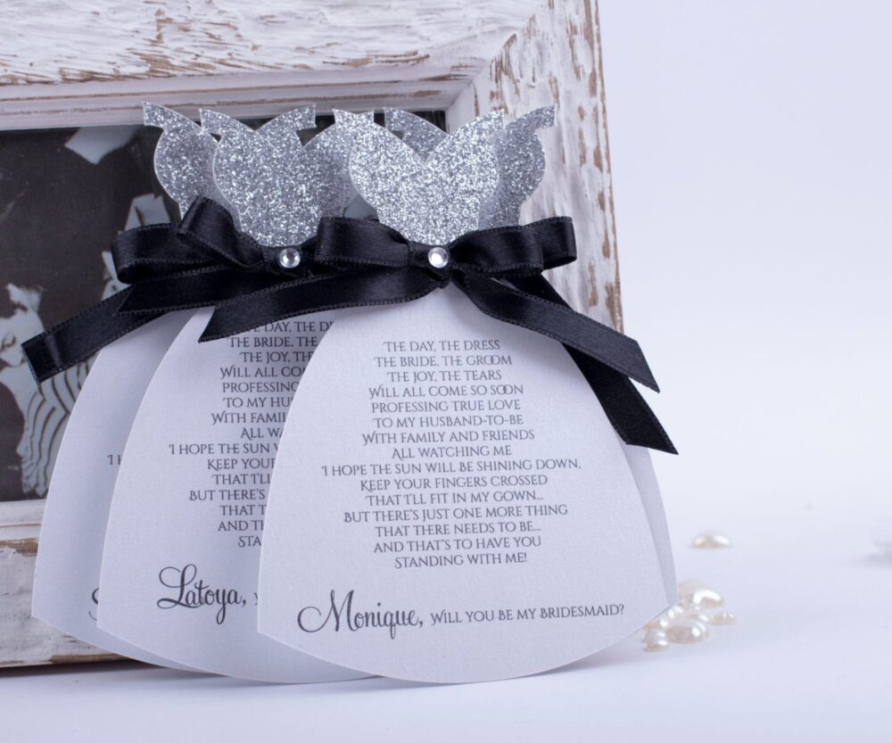 Bridal Party Invitations Card Will You Be My Bridesmaid Card, Bridesmaids Cards