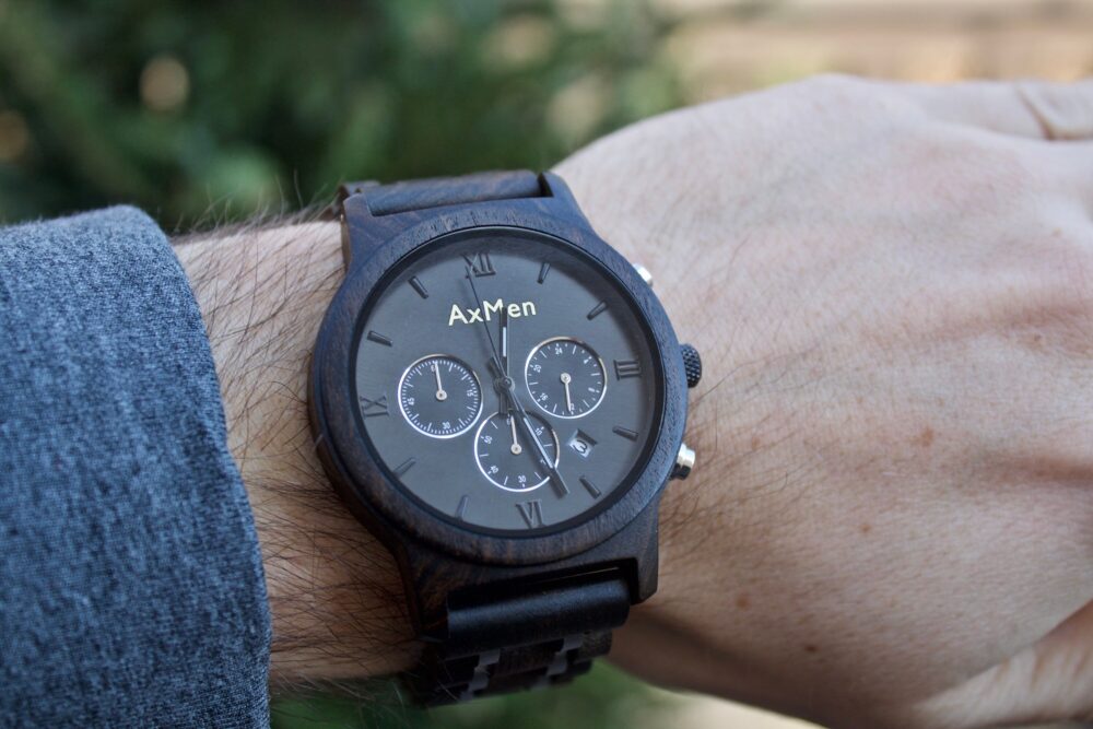 Wood Watch, Mens Wooden Gift For Him, Personalized Engraved Groom Gift, Watch