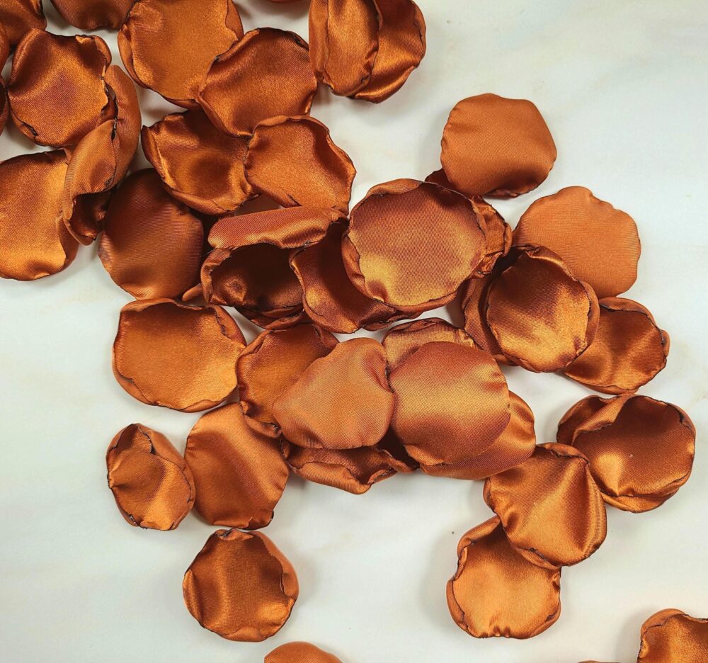 Terracotta Wedding Decor Rose Petals, Boho Flower Girl Rustic Western Aisle Decor, Marry Me Proposal, Fall