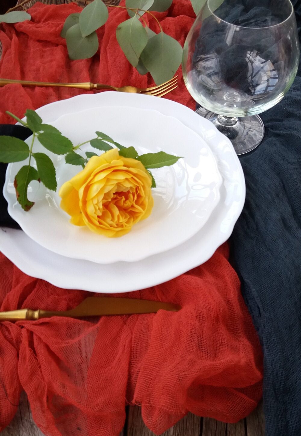 Burnt Orange Wedding Decorations, Gauze Table Runner, Rustic Decor, Cheese Cloth Fall Decor Ru-036