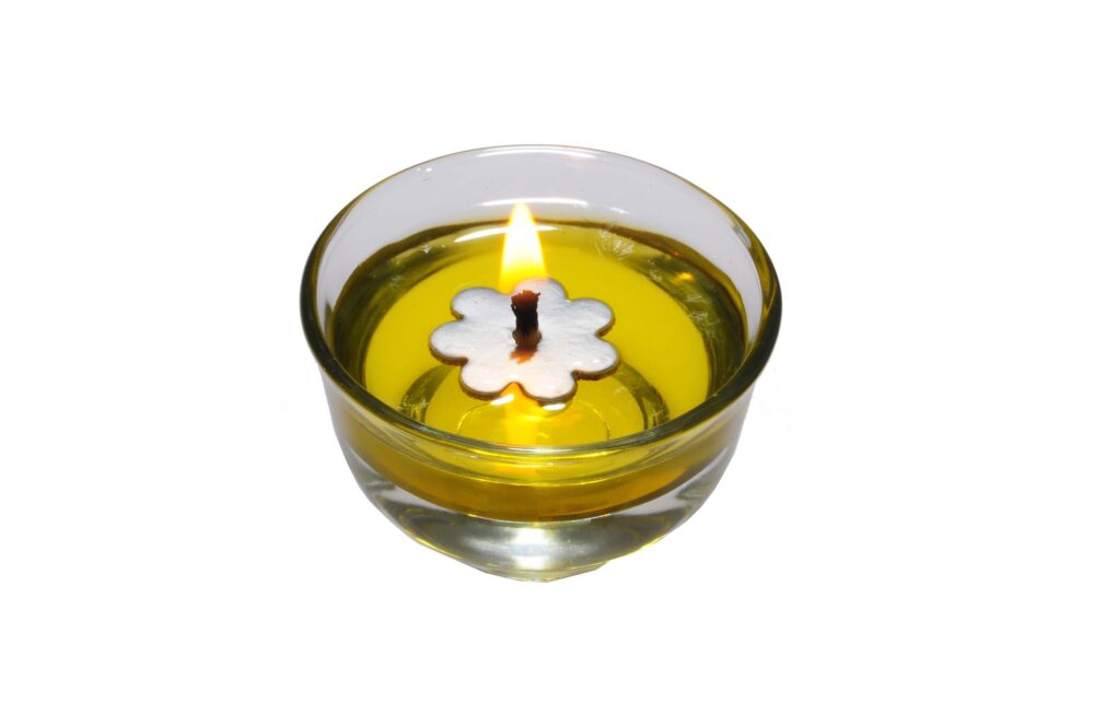 Advent Flower Floating Candle, Party Floating Oil Candle, Candle N Wick, Holiday Waxed Wicks 50, Tab Wick, Hope
