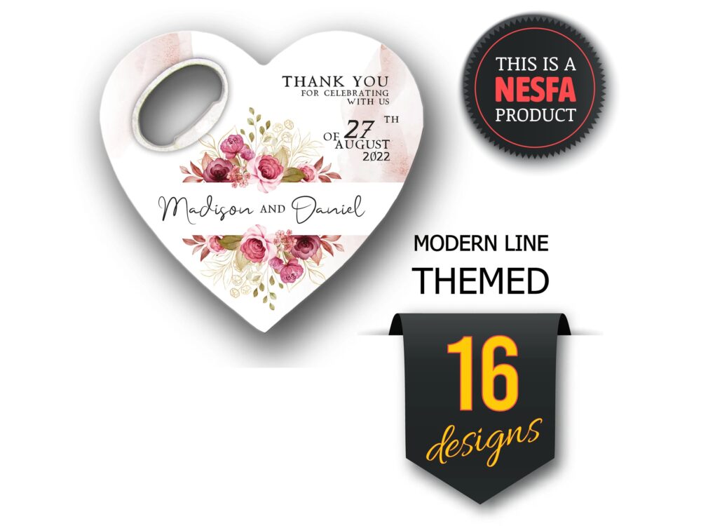 Custom Wedding Favor Bottle Opener Magnets Bulk Save The Date Gifts