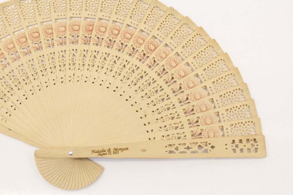 Custom Wedding Fans Favors For Guests in Bulk Hand Fan Bridal Shower Summer Rustic Unique Favor
