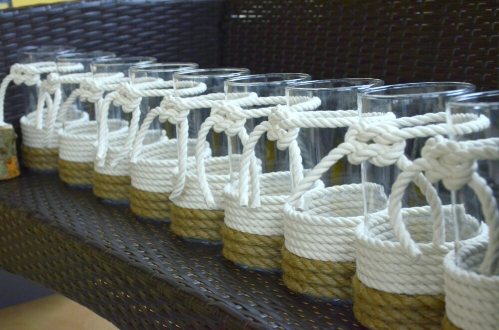 Bulk Beach Wedding Decor, Nautical Table Centerpiece, Coastal Decor, Beach Decor, Kitchen Decor, Cylinder Vase