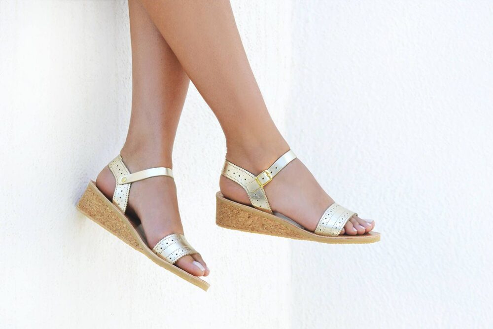 Wedding Sandals, Wedges, Sandals, Wedges Wedding Shoes, Leather Sandals Women, Greek Gold Zoe