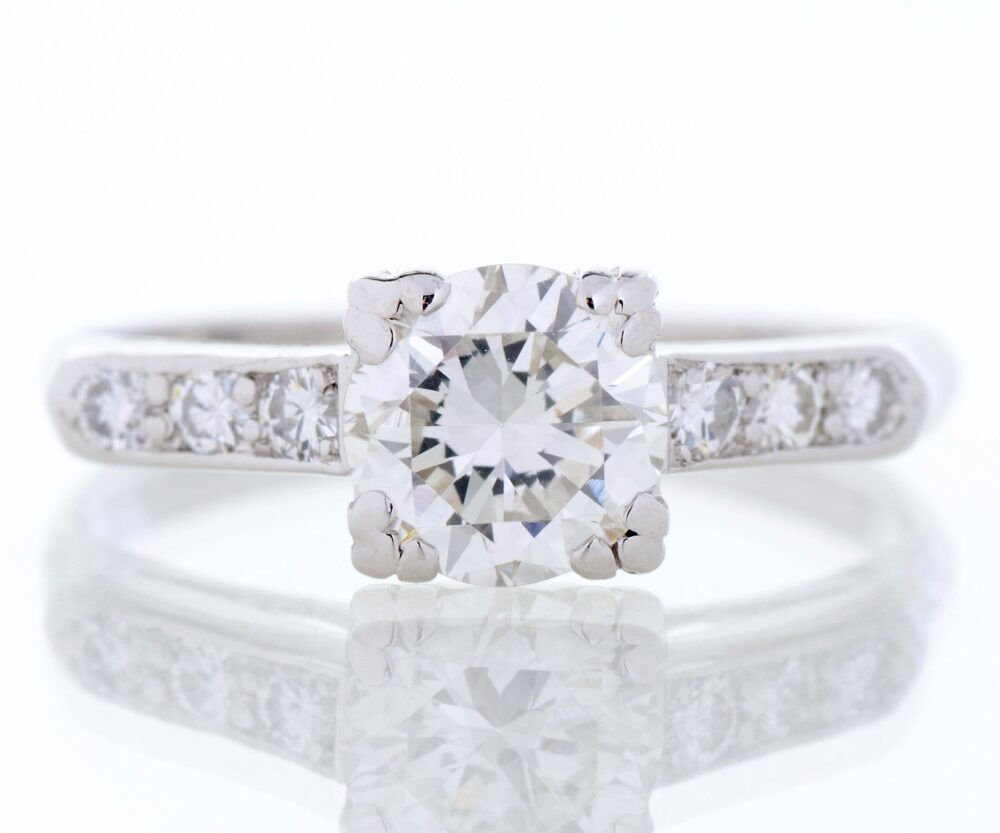 Vintage Engagement Ring - 1940's Platinum Diamond