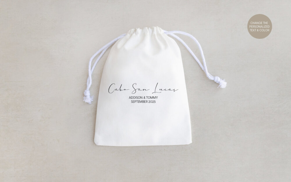 Cabo San Lucas Wedding Favor Bags Personalized Destination Welcome Kit