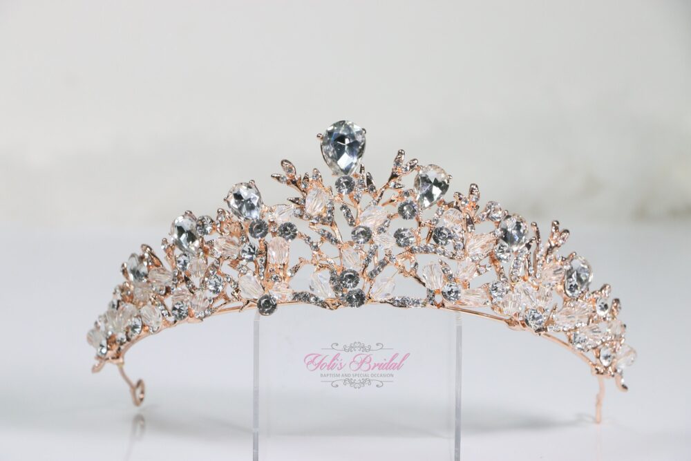 Fast Shipping Crystal Tiara, Wedding Bridal Crown, Princess Quinceañera, Sweet 16 Headpiece