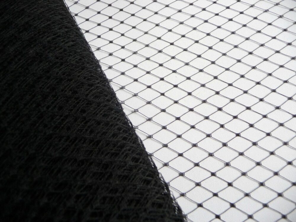 18 Inch Black Veiling For Hats Millinery Supply Wide Veil Blusher Birdcage Russian French Netting Diy Veils Wedding Fascinators Bty