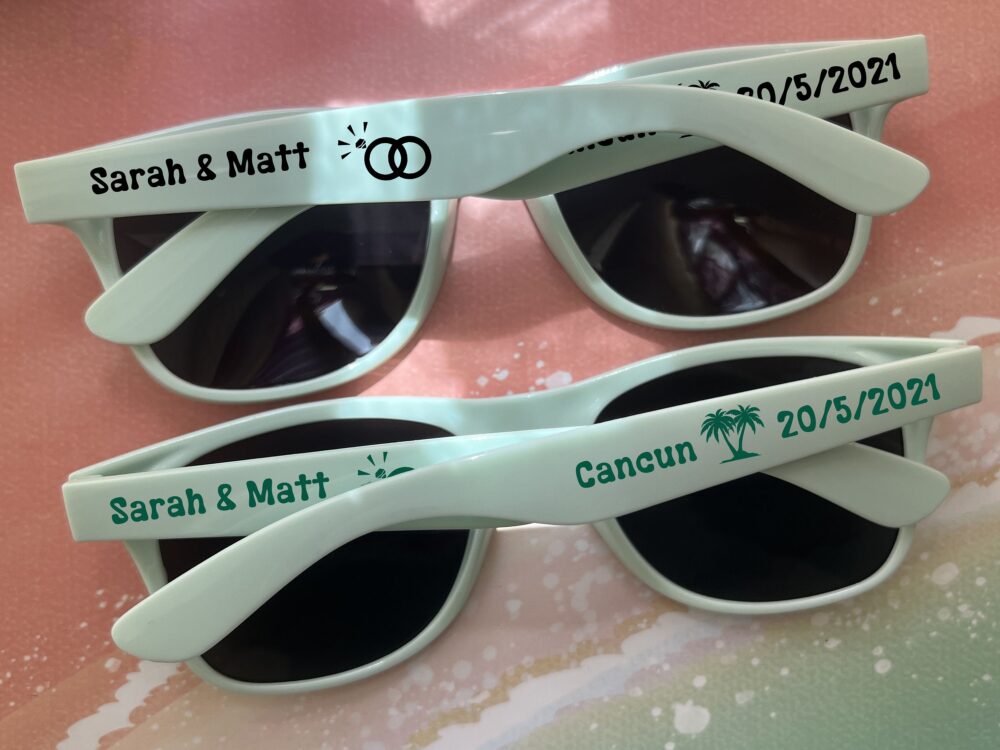 Personalized Sunglasses Wedding Favors For Guests Bulk Birthday Gift Bachelorette Party Custom Printed Bridal Shower Favor
