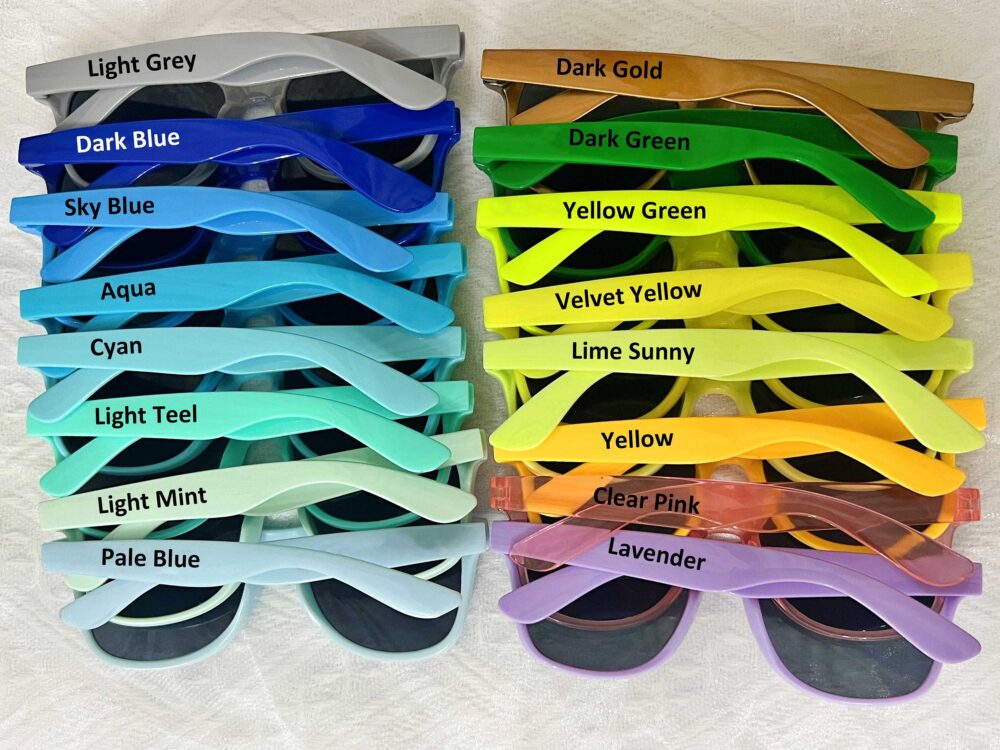 Personalized Sunglasses Wedding Favors Gifts For Guests Bulk Bachelorette Party Bridesmaid Groomsmen Custom Birthday