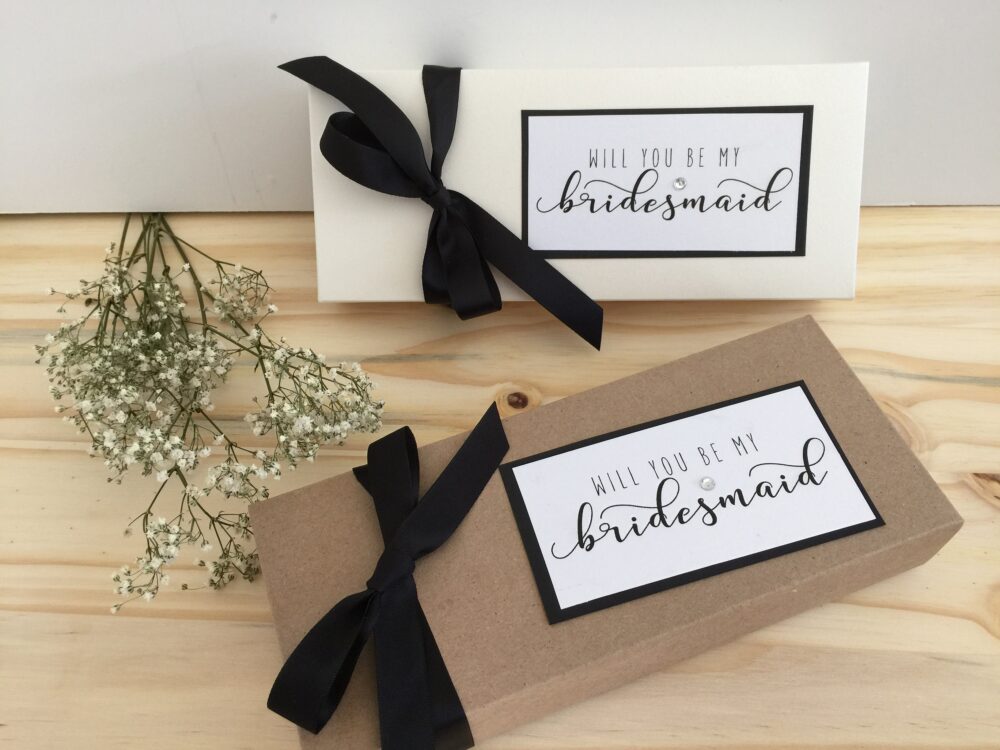 Bridesmaid Proposal Box Personalized Bridal Party Gift