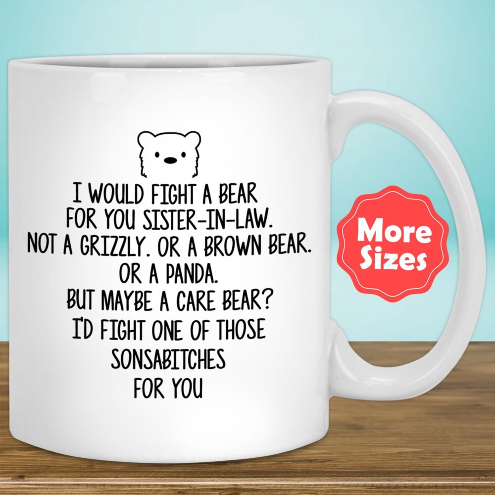 Funny Sister in Law Gift For Mug Coffee Cup, Idea, Birthday, Best Sister-In-Law Present U-98B