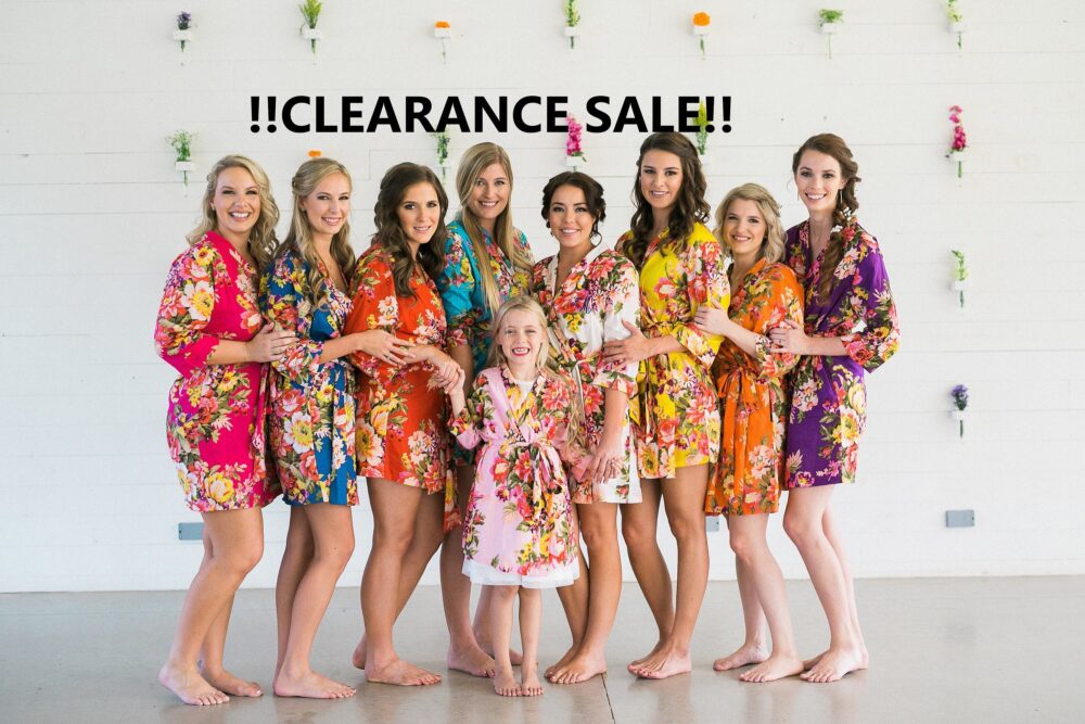 Bridesmaid Robes Proposal Gifts Floral Bridal Robe Party Bridesmaids Wedding Gift