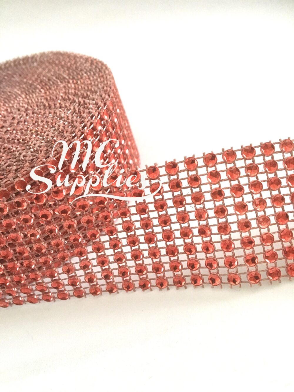 Red Mesh, Diamond Mesh Ribbon, Jewel Ribbon, Mesh By The Yard, Wedding Mesh, Wedding Cake Decoration, Scrapbooking Rhinestone, 73