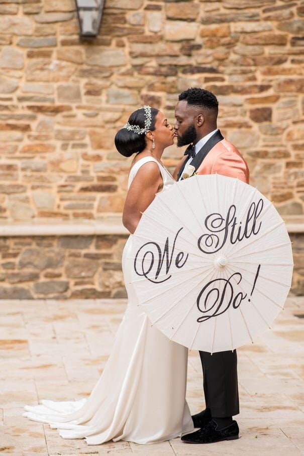 Vow Renewal Anniversary Decor Wedding Parasol Umbrella Ceremony Engagement Sign Photography Prop Beach