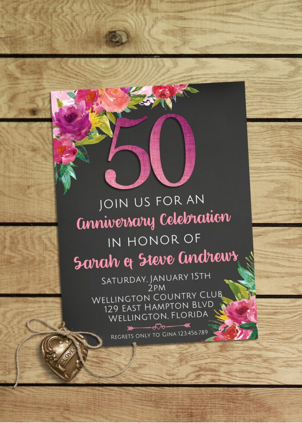 50Th Anniversary Invitation