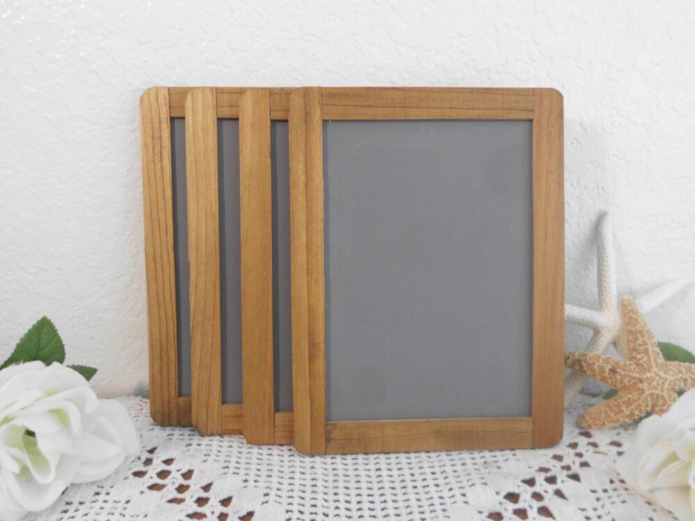 Wedding Chalkboard Table Number Sign Rustic Wood Blackboard Reception Decoration 5 X 7 Or 9 Country Home Decor Black Chalk Board
