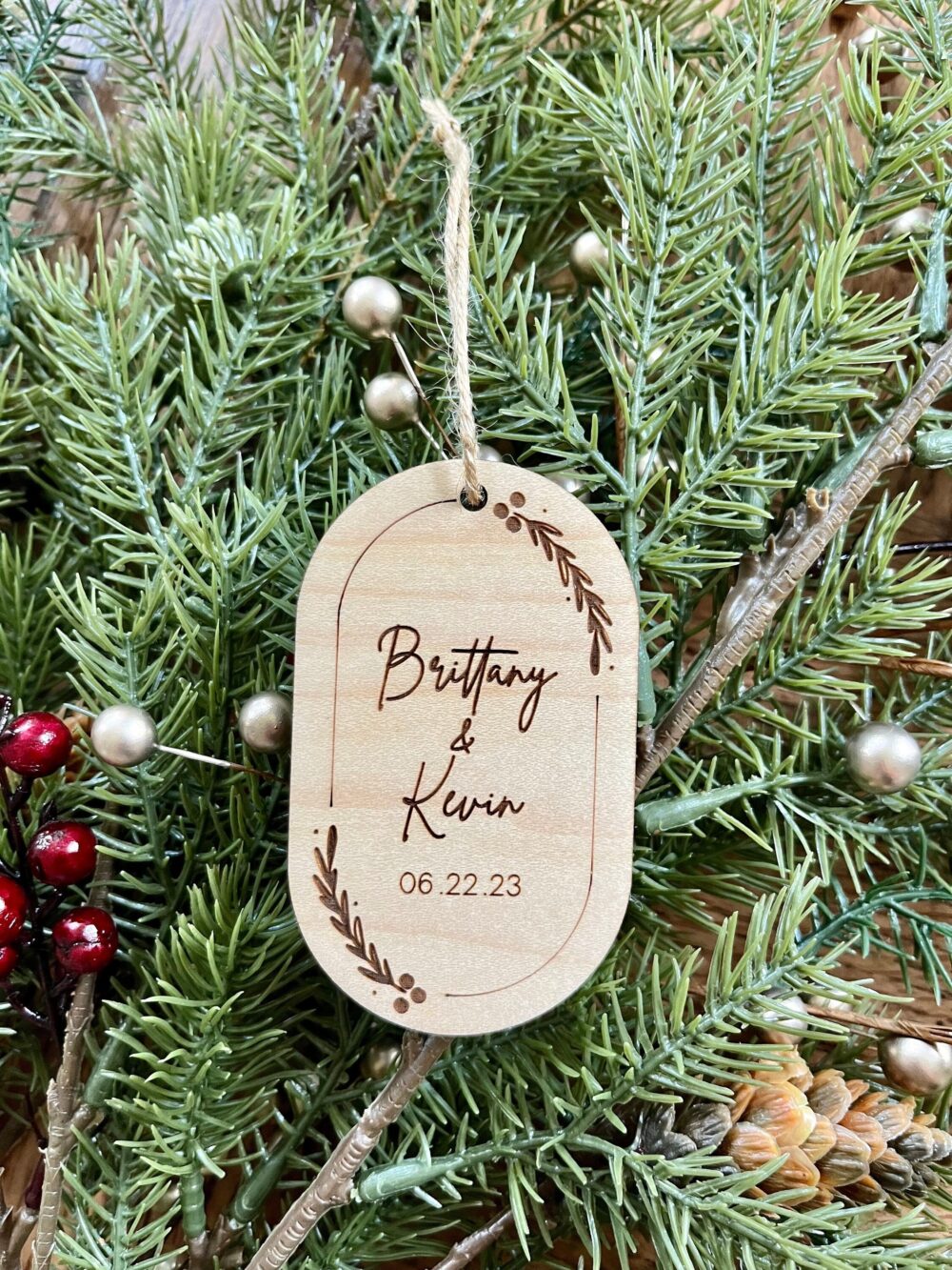 Bulk Custom Wedding Favors Wooden Ornaments, Party Favors For Guests, Wood, Ornaments Favor Guests & Christmas