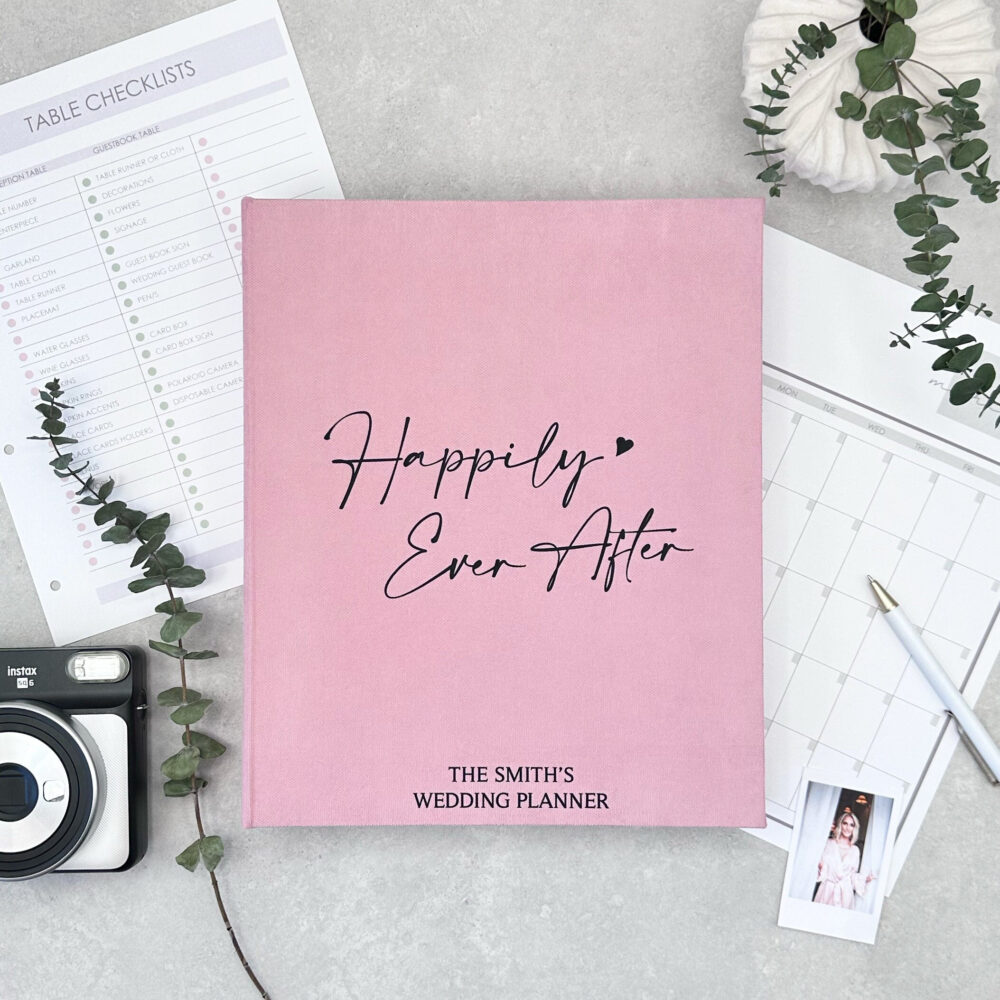 Personalized Wedding Binder - Checklists & Vendor Contracts in One Place, Planner Organizer