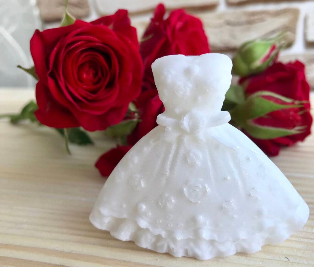 Wedding Favours Dress Soaps Set, Bride Wedding Dresses Soap, Soap For Favors, Bridal Shower Gift, Guest Favors