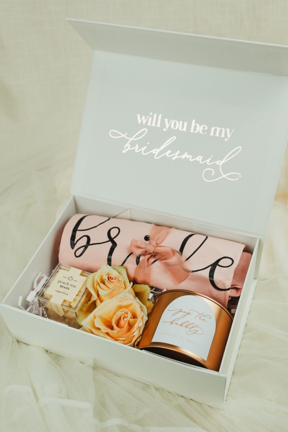 Bridesmaid Proposal Box Personalized Bridal Party Gift Set