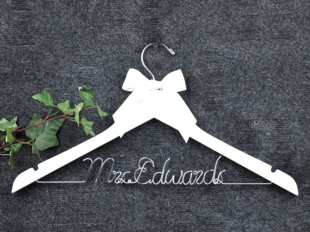 Bridesmaid Wedding Hangers, Bachelor Party Bridesmaid Gifts, Maid Of Honor Hanger, Wedding Bathrobe Hangers