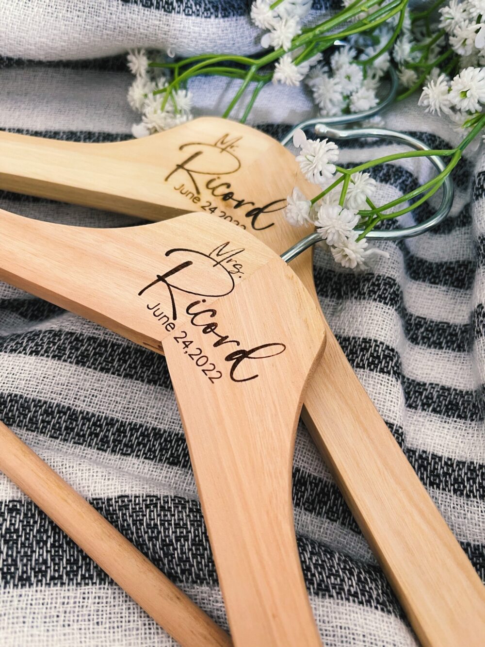 Bride Hanger, Wedding Personalized & Groom Dress Bridal Custom