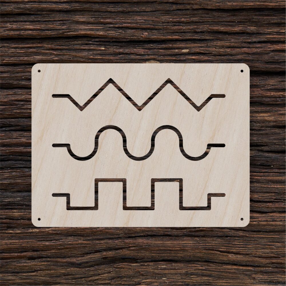 Wooden Busy Board Shape For Crafts & Decoration - Laser Cut Toddler Montessori- Activity Boy