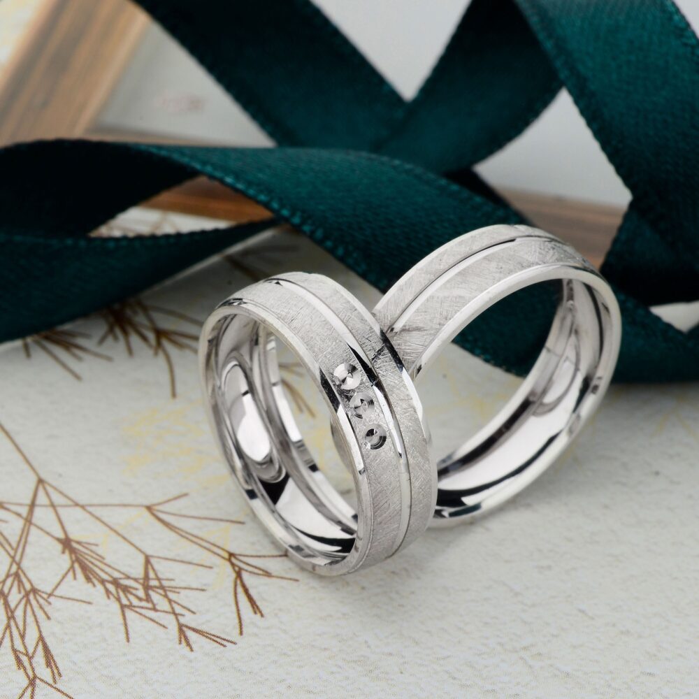 Modern Wedding Band, Ring Set, Silver Bands, Couple Rings, Rings For Couples, Band His & Hers, Woman