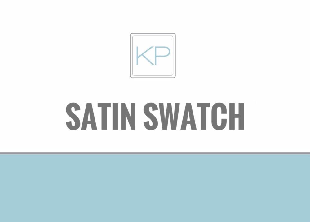 This Listing Is For Satin Swatch. Please Indicate The Color That You Are Interested in Note Section
