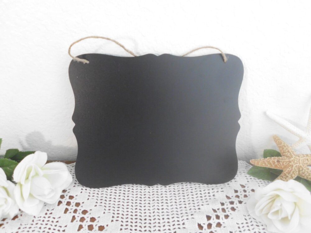Wedding Chalkboard Hanging Blackboard Sign Decoration Direction Reception Signage 8 X 10 Country Cottage Cabin Home Decor Black Chalk Board