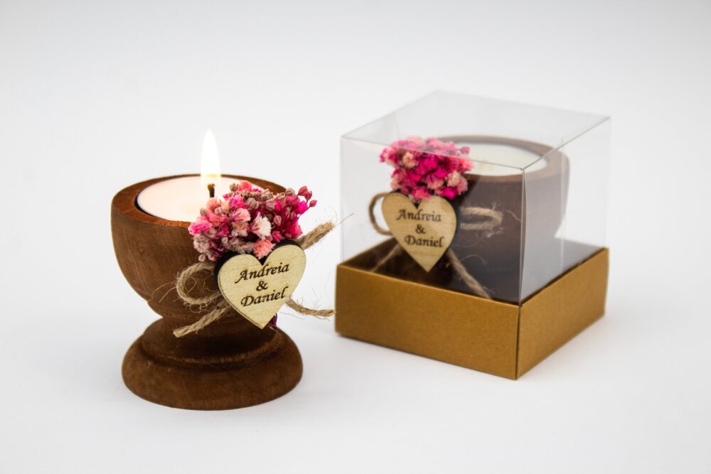 Personalized Wedding Favors Candles, Tealight Holders, Bridal Shower Favors, Rustic Bulk Gifts, Custom Party