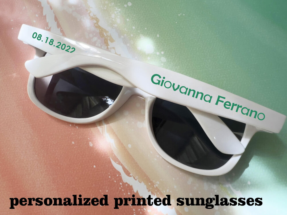 Personalized Sunglasses Wedding Favors For Guests Bulk Birthday Gift Bachelorette Party Custom Printed Bridal Shower Favor