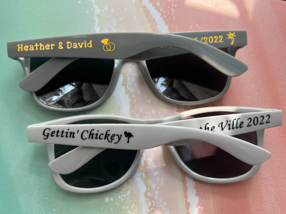 Personalized Sunglasses Wedding Favors For Guests Bulk Birthday Gift Bachelorette Party Custom Printed Bridal Shower Favor