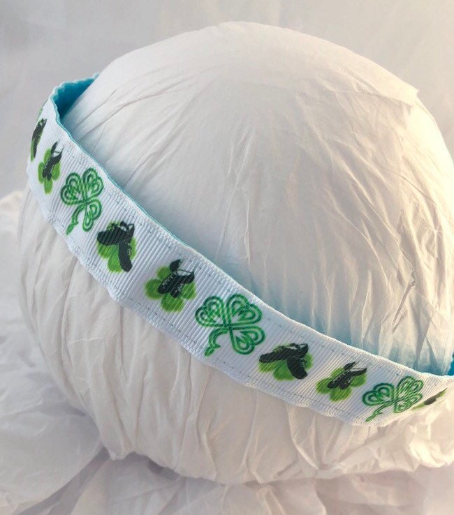 Irish Dance Ghillie Hard Shoe Stretch Non Slip Headband - St Patrick's Day Gift Accessory