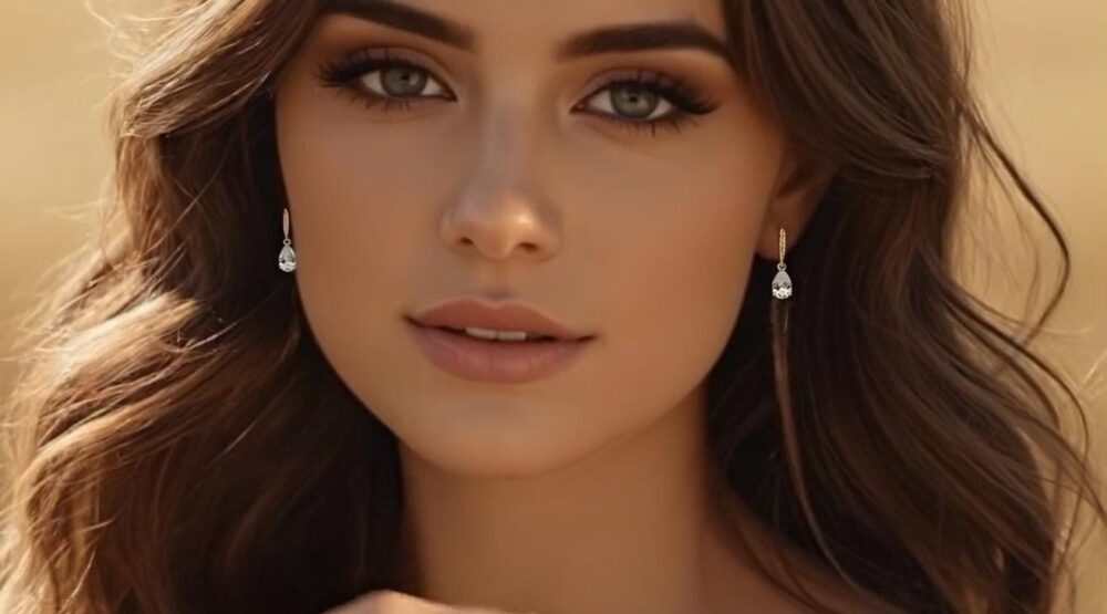 Dainty Teardrop Crystal Wedding Earrings, Gold Or Silver Bridal Minimalist Bridesmaid Jewelry, Elegant Drop Earrings For Bride