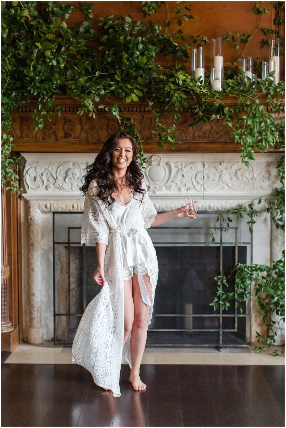 Wedding Bridal Lace Robe | Bridesmaid Robes Shower Gift| Party Honeymoon Robe| | Fairytale Robe