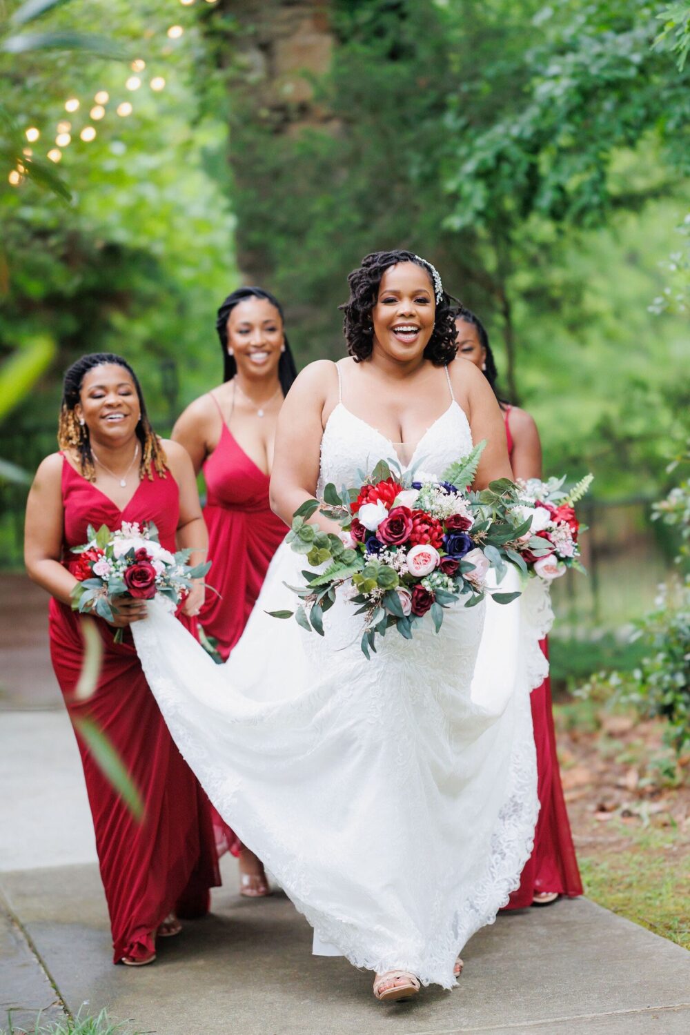 Peony Wedding Bouquets, Navy Blush Burgundy Bouquet Package, Flowers, Bouts, Bridesmaid Bouquet, Boho Bridal Bouquets
