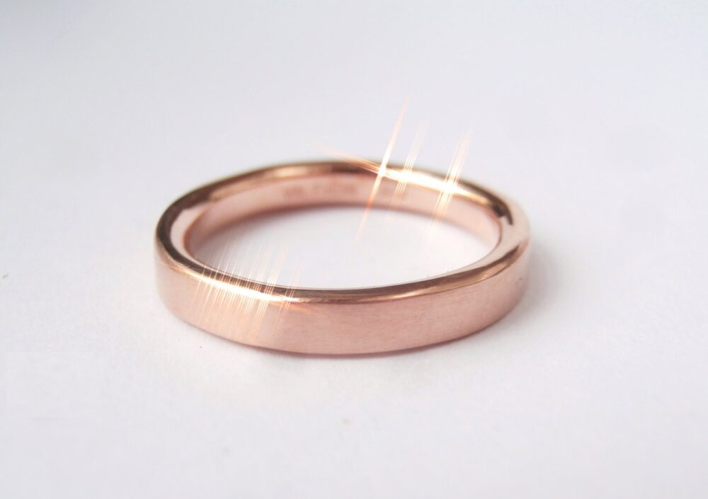Retro Wedding Gold Band