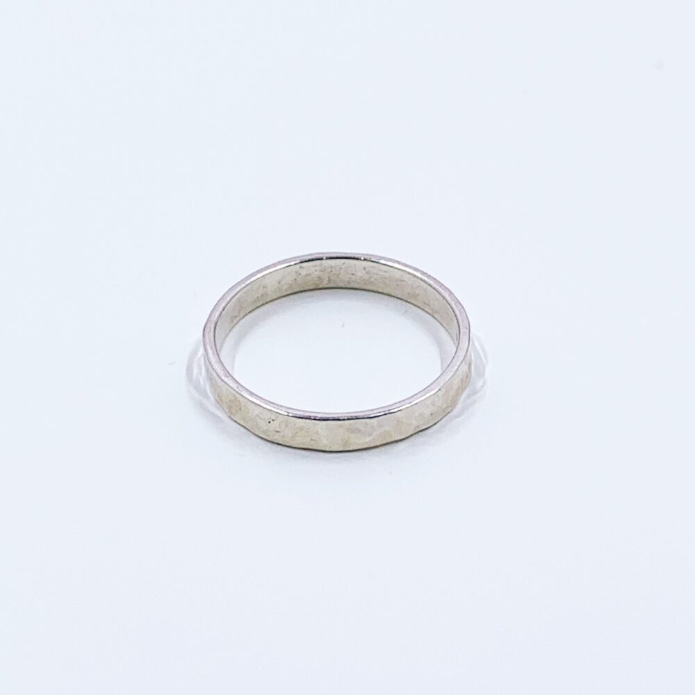 Vintage Silver Hammered Band | Sterling Liz Ron Ring