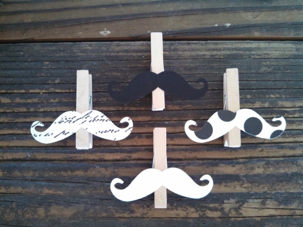 Mustache Clothespin Baby Shower Decoration Dont Say Game Clothes Pins Wedding Party Favor Clips Birthday Little Man