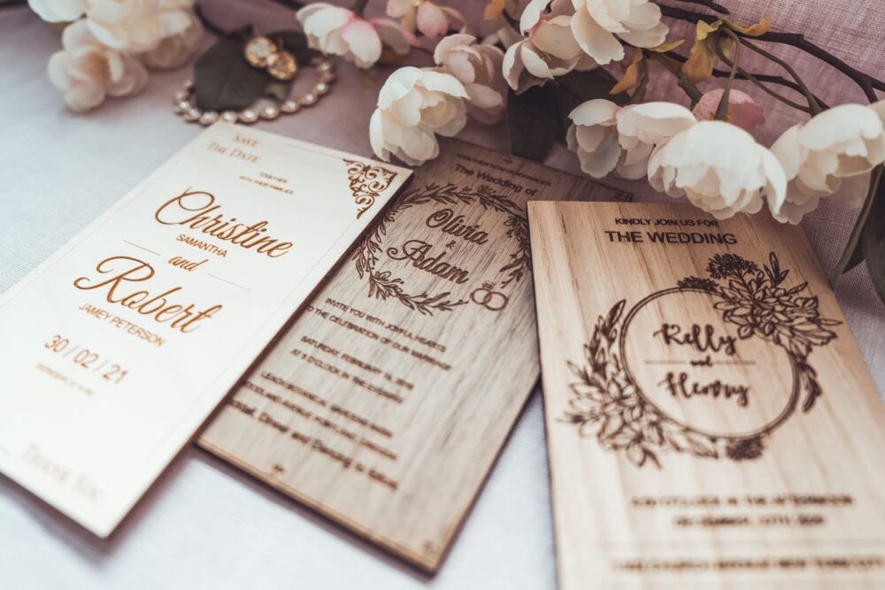 Wooden Wedding Invitation Suite, Rustic Invitations, Invites, Invitation, Engraved Invite