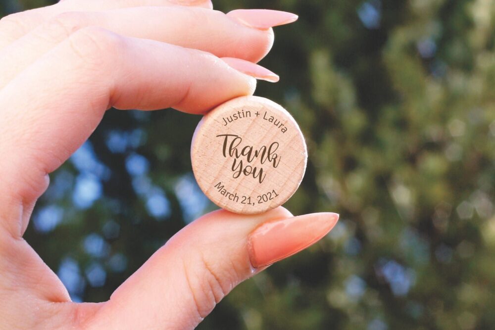 Wedding Party Favors For Guests in Bulk, Bulk Favors, Rustic Wine Thank You Personalized Corks