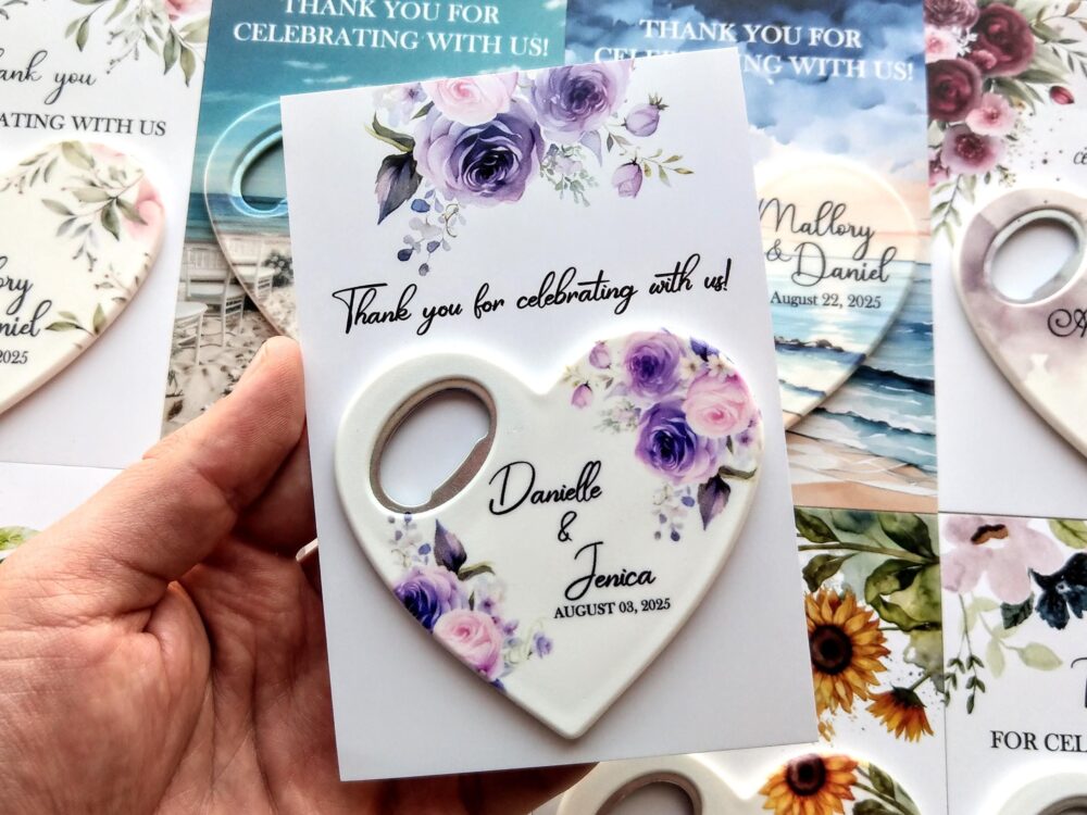 Personalized Wedding Favors Bulk Bottle Opener Thank You Gifts