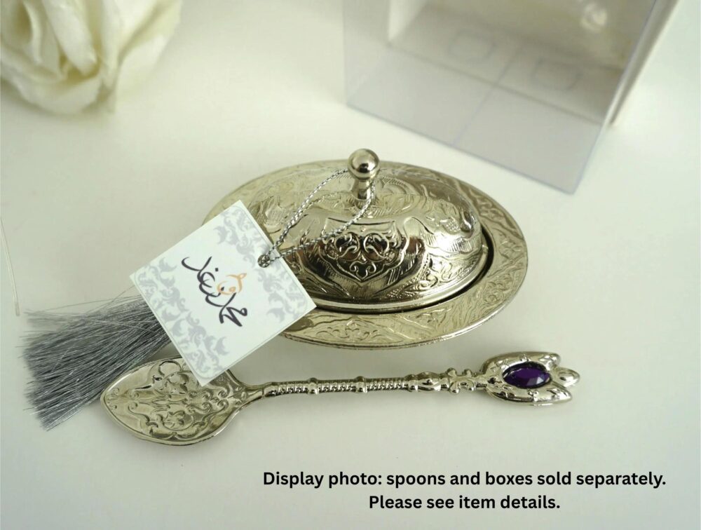 Unique Wedding Favor Box With Personalized Tag & Tassel