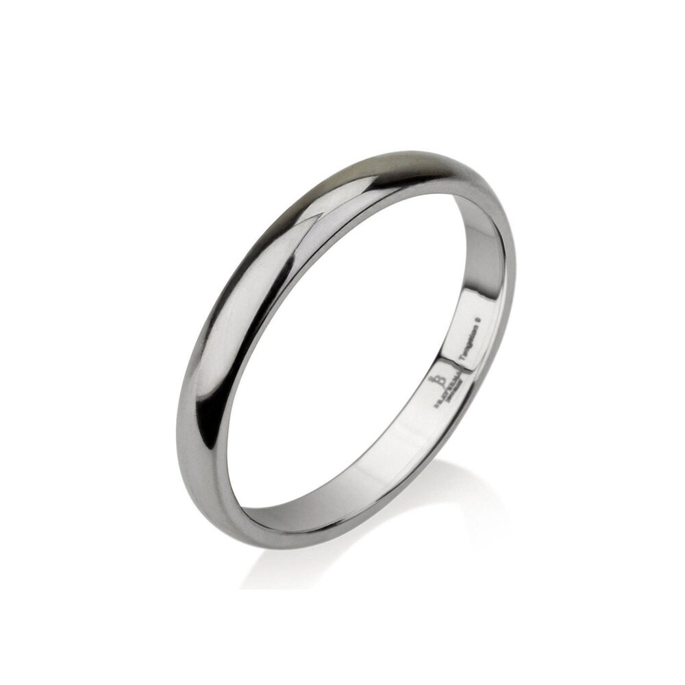 Domed High Polish Tungsten Wedding Band, Tungsten Ring, Delicate Ring, Simple Ring, Anniversary Ring, His, Hers, Comfort Fit, 3mm