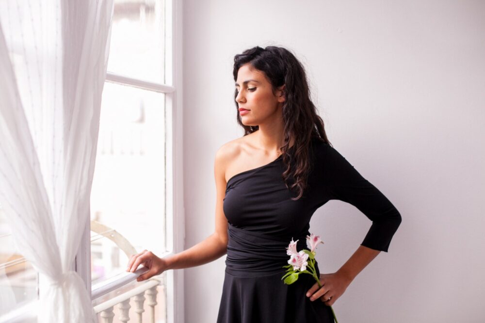 Multi Way Wrap Dress With Sleeves, New Year Eve Black Convertible Dress, Long Sleeved Infinity Elegant