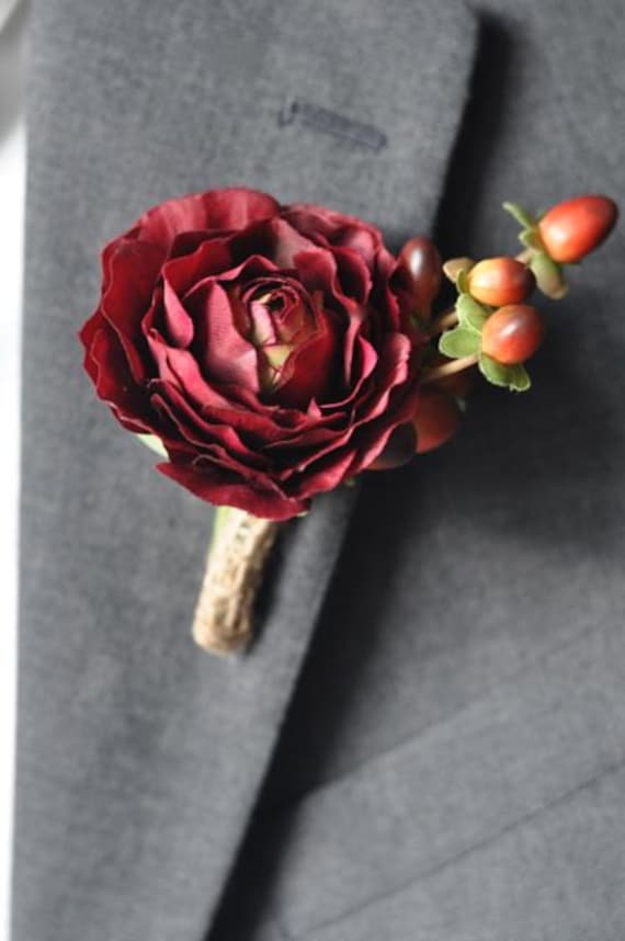 Boutonniere, Buttonhole, Wedding Boutonniere, Groomsmen Prom Flowers, Groomsmen, Groom, Party