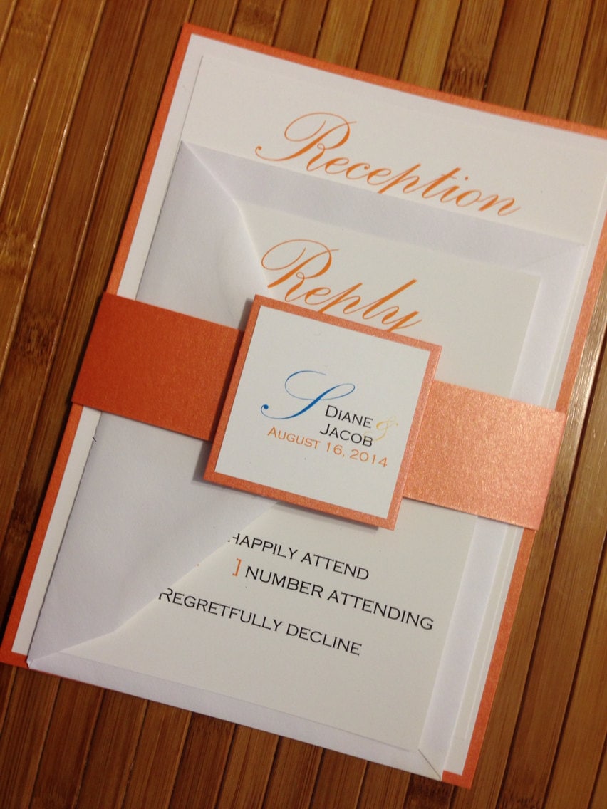 Elegant Wedding Invitation Set | Printable Invitations | Pdf